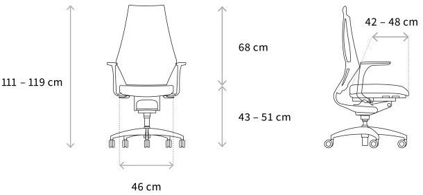 Wagner Вращающееся офисное кресло с 5 спицами W5 sun-id-1486649 - Вид №5