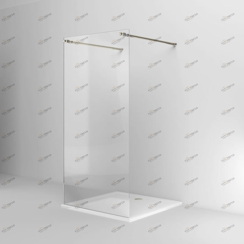 Экран Arcade 1200mm с двумя кронштейнами, никель [ARC57] Arcade Burlington ARC57