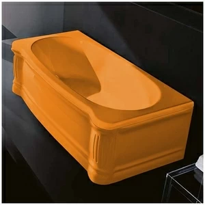 Ванна Gruppo treesse New Classic VTL-V6771-SX-O оранжевая прямоугольная левая