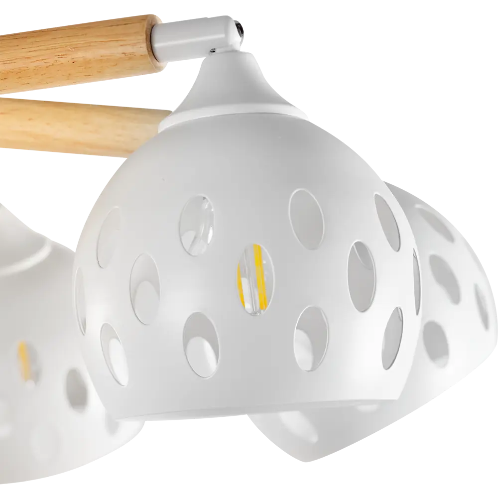 Люстра потолочная Семь огней Трине 8 ламп, 24 м², цвет белый STLM-2123738 - Вид №6