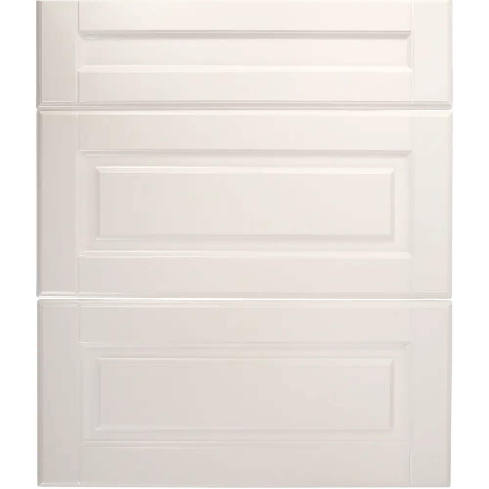 Двери для шкафа Delinia «Леда белая» 60x70 см, МДФ, цвет белый, 3 шт STLM-2053818