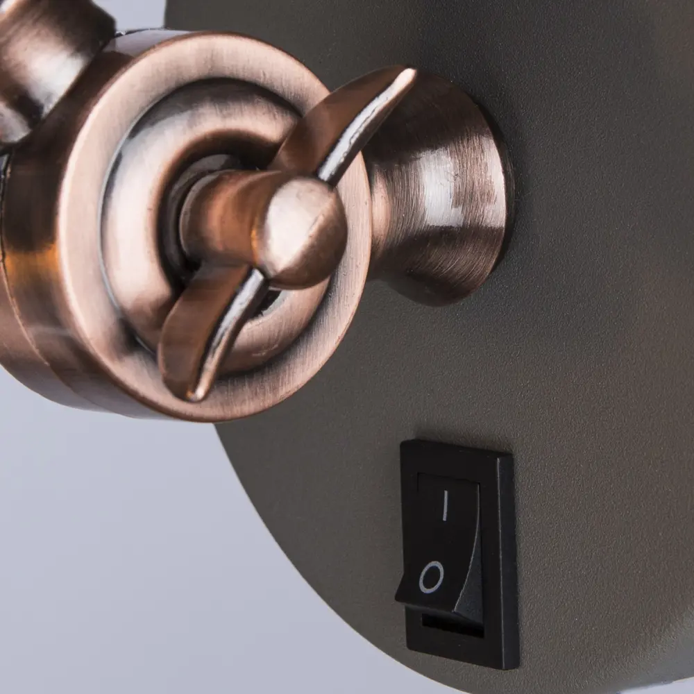 Бра Braccio 1xE27x60 Вт цвет серый матовый Arte Lamp STLM-2049586 - Вид №5