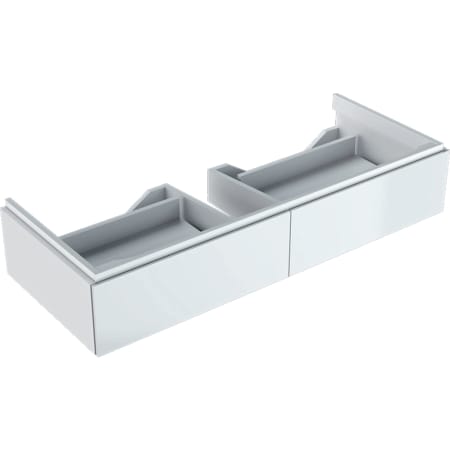 500.517.01.1 Шкафчик для раковины Geberit Xeno² шириной от 120см, с двумя выдвижными ящиками Geberit 