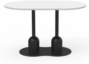 Vela Arredamenti Овальный железный стол Thypa