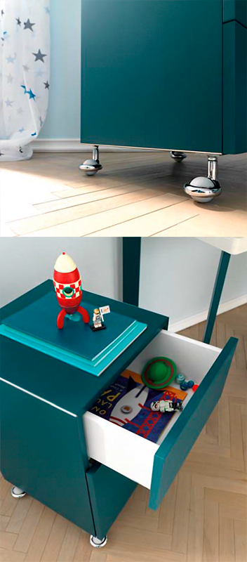 Детская из модулей  MORETTI  COMPACT KC401  - Вид №4