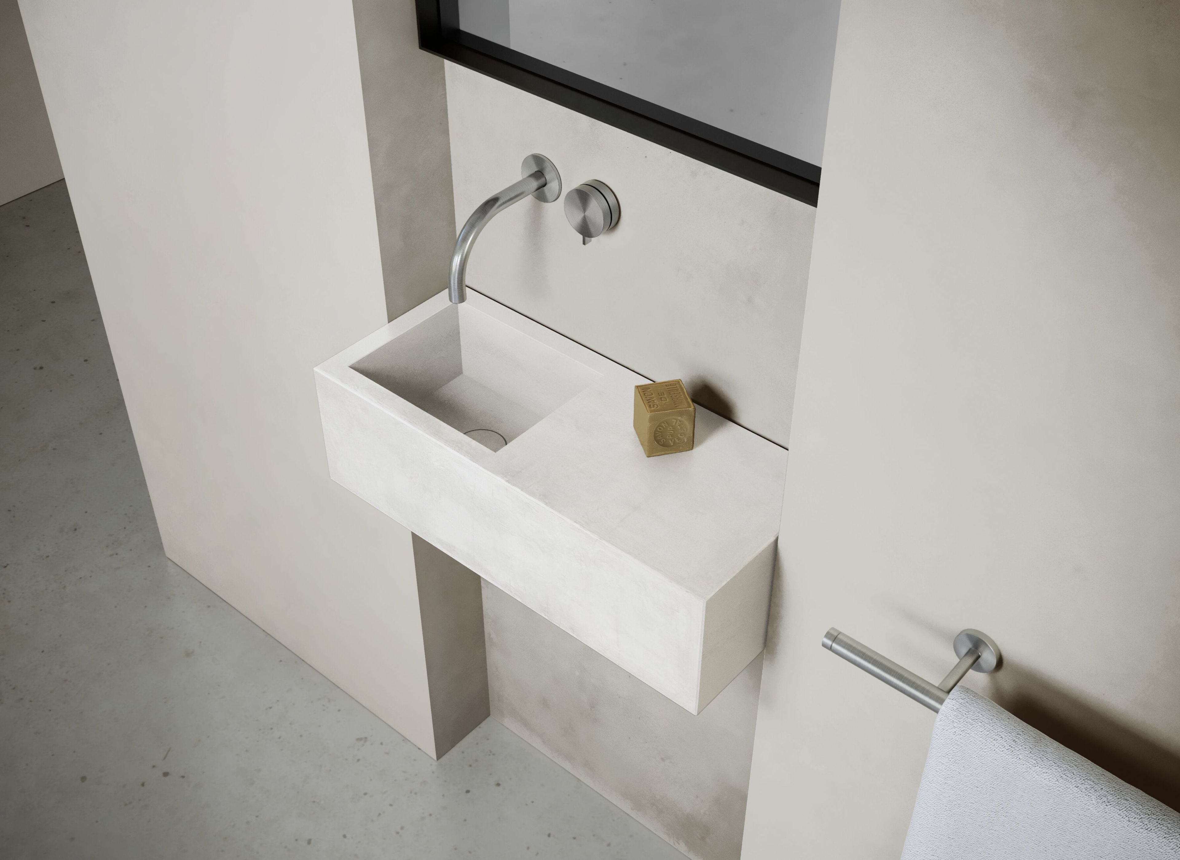 Одиночный подвесной прямоугольный умывальник COCOON Maison ARCH-00110450 - Вид №3