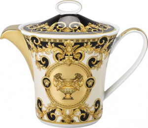10582027 Rosenthal Versace Чайник Rosenthal Versace Престиж Гала 1,3л, фарфор Фарфор