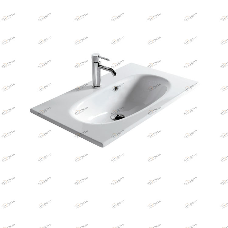 7101 Подвесная раковина настенная овальная Galassia Ergo белая