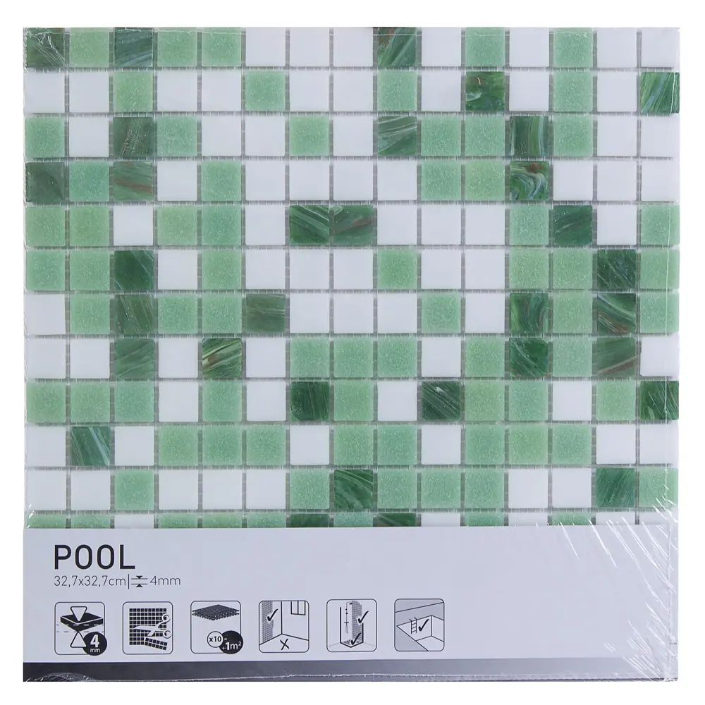 Мозаика, 30х30 см, керамика, цвет зеленый Santreyd STLM-2139637 - Вид №3