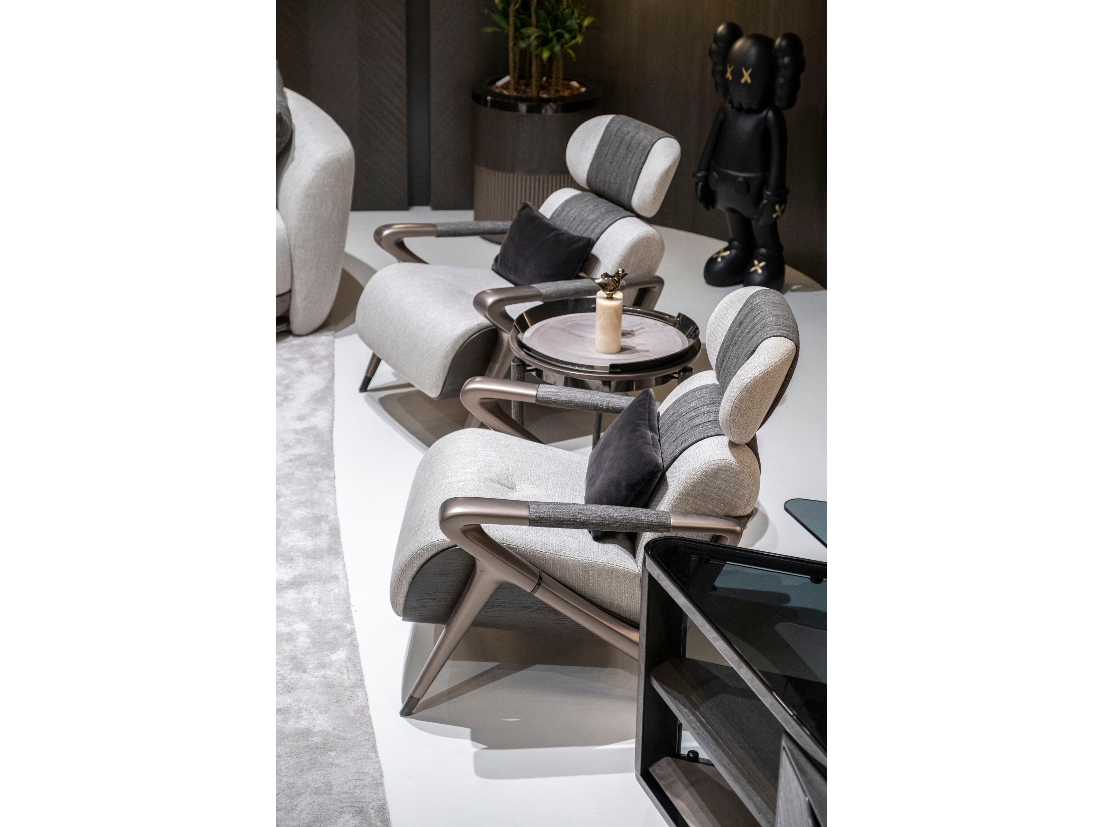 Тканевое кресло с подлокотниками Zebrano Gioia ARCH-00106955 - Вид №4