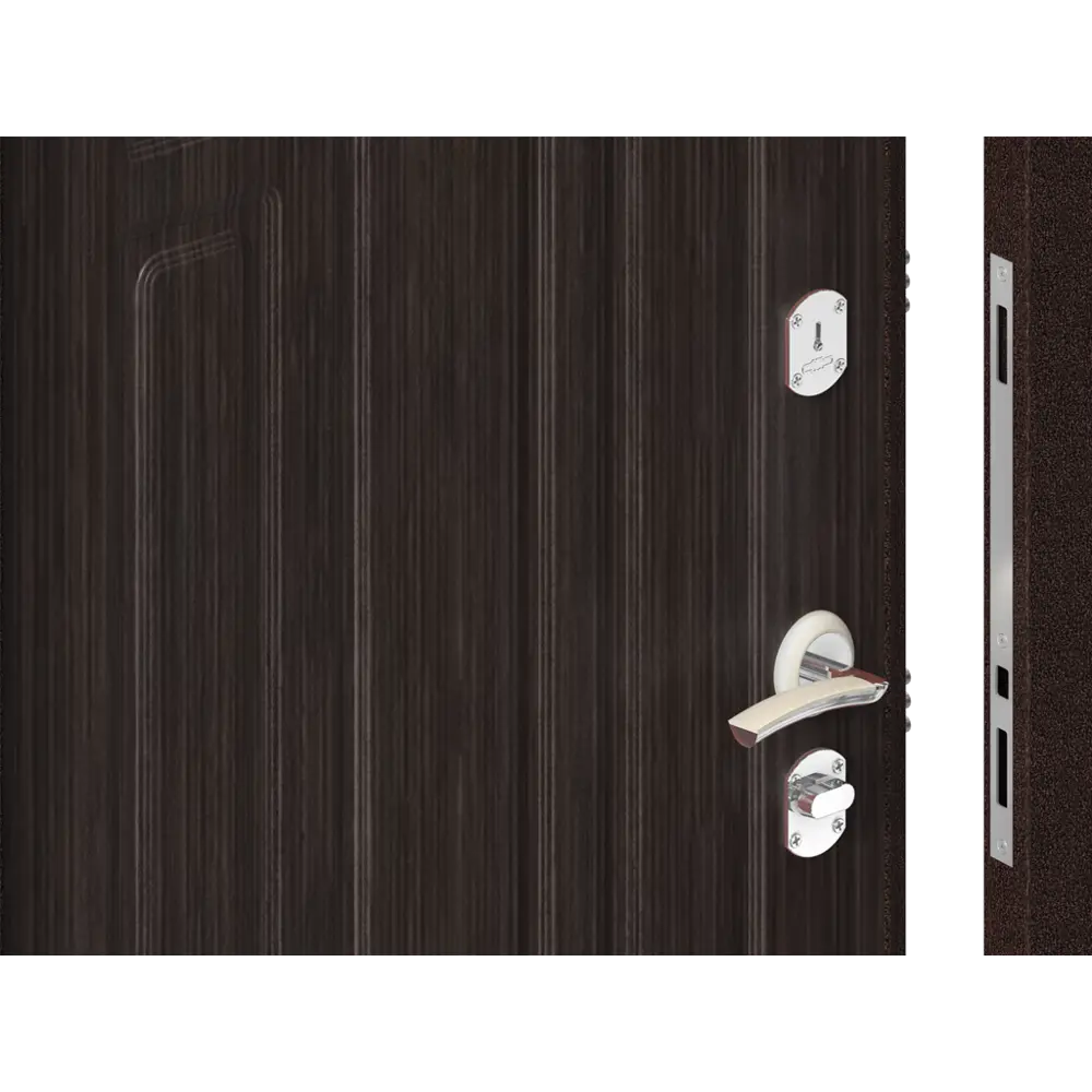 Дверь входная металлическая Оптим 88x205 см правая венге DOORHAN STLM-2209541 - Вид №2