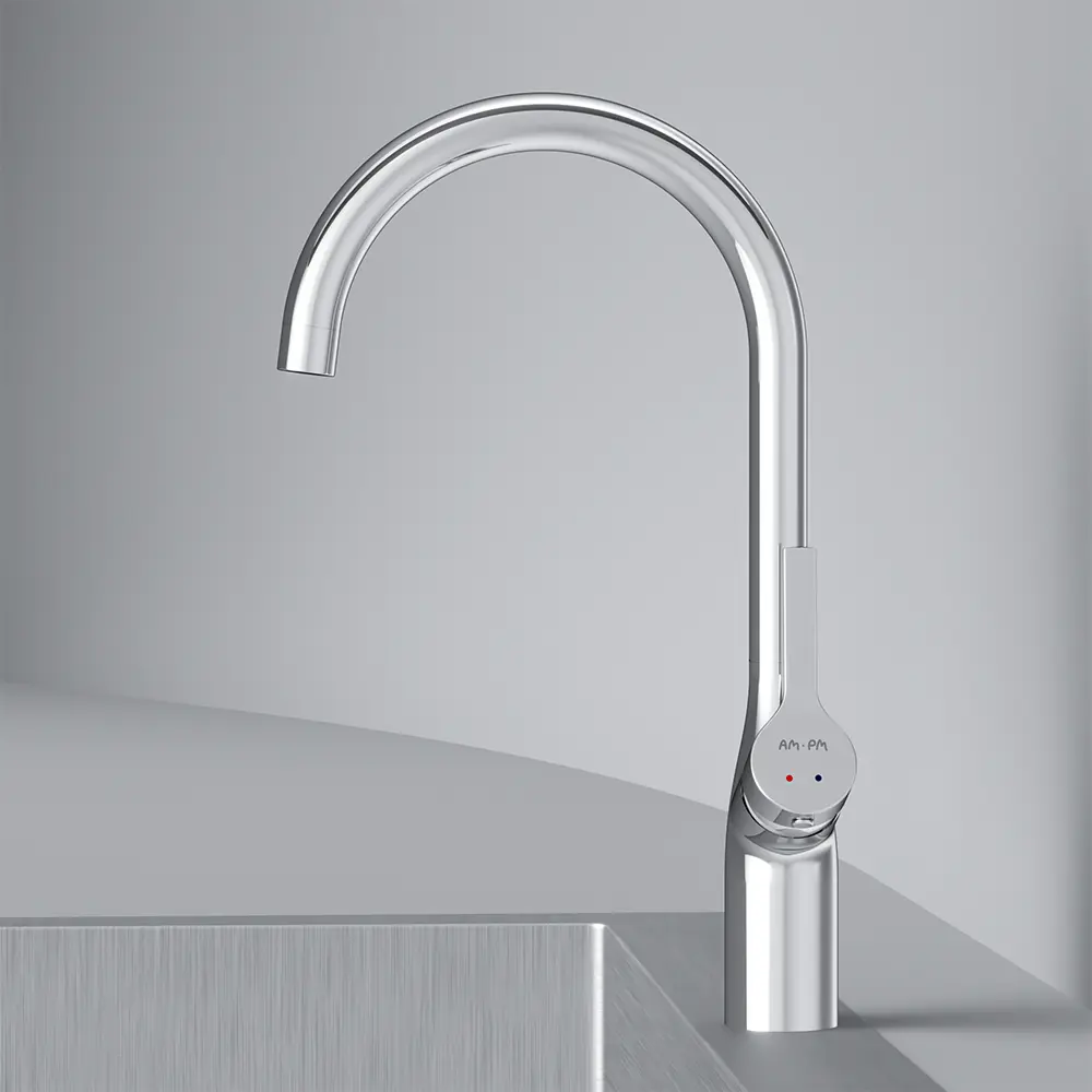 AM.PM Spike - кухонный смеситель с боковым рычагом и высоким изливом 84177509 STLM-0046888 - Вид №7