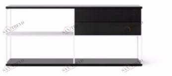 Punt Деревянный буфет с ящиками в современном стиле Literatura open sun-id-1363085