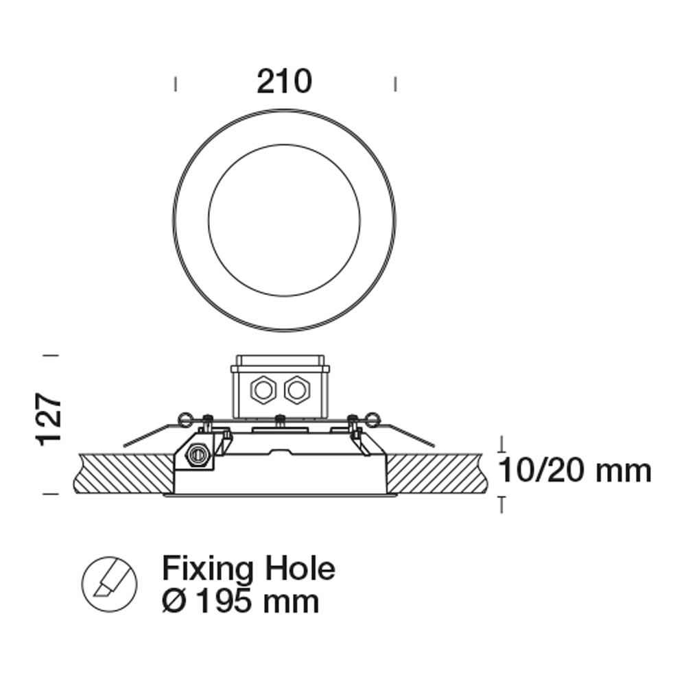 8388407 Встраиваемый в потолок светильник Platek OBLO'  OBLO' - 16 LED RGBW Elliptical  - Вид №6