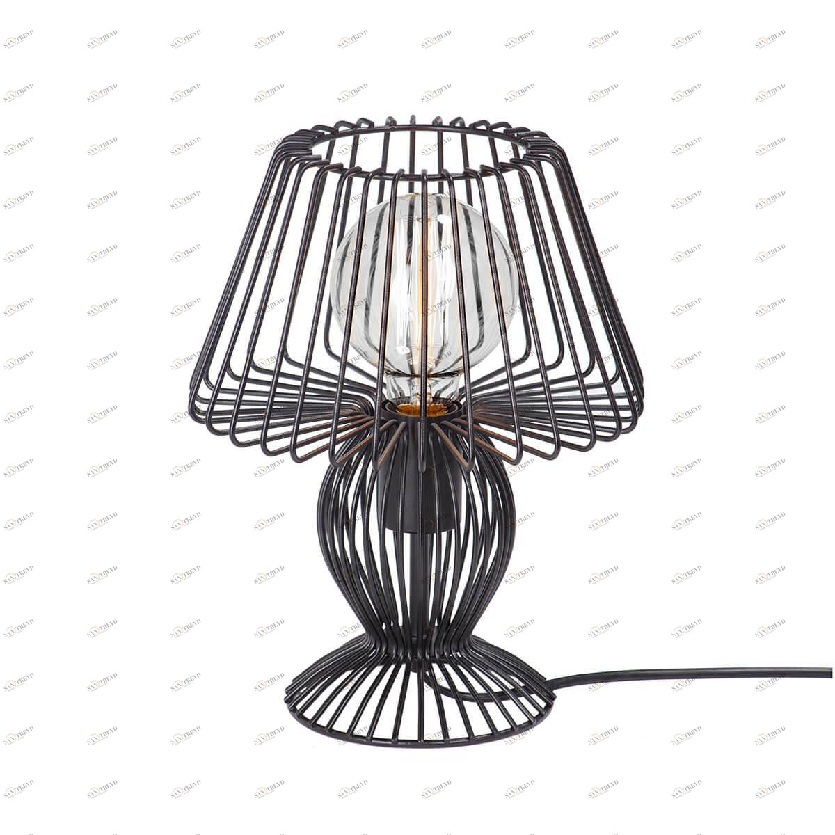 Лампа настольная черная Vitaluce V4350-1/1L VITALUCE КЛЕТКИ 00-3907583 Черный 