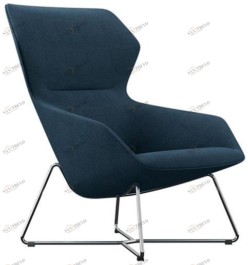 Brunner Вращающееся кресло из ткани с подлокотниками Ray sun-id-1473145