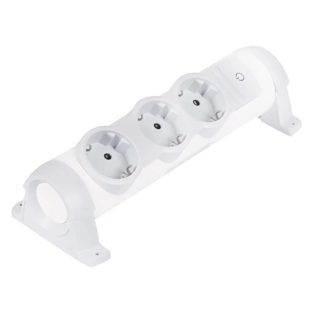 Колодка для удлинителя Legrand 3 розетки с заземлением 3500 Вт цвет белый STLM-2032869