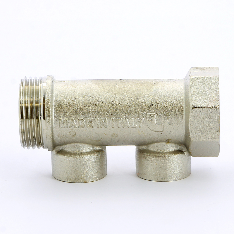 Коллектор НВ 1" никелированный ITAP 2 выхода 1/2"В 38мм 45012 - Вид №1