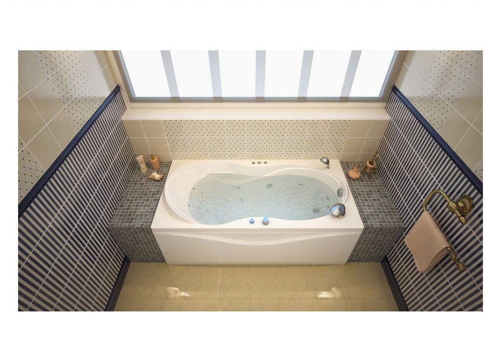 Акриловая ванна Aquanet Grenada 180x80 (каркас + смеситель Grohe BauEdge 2511700A) 002039710015849600240613 - Вид №5