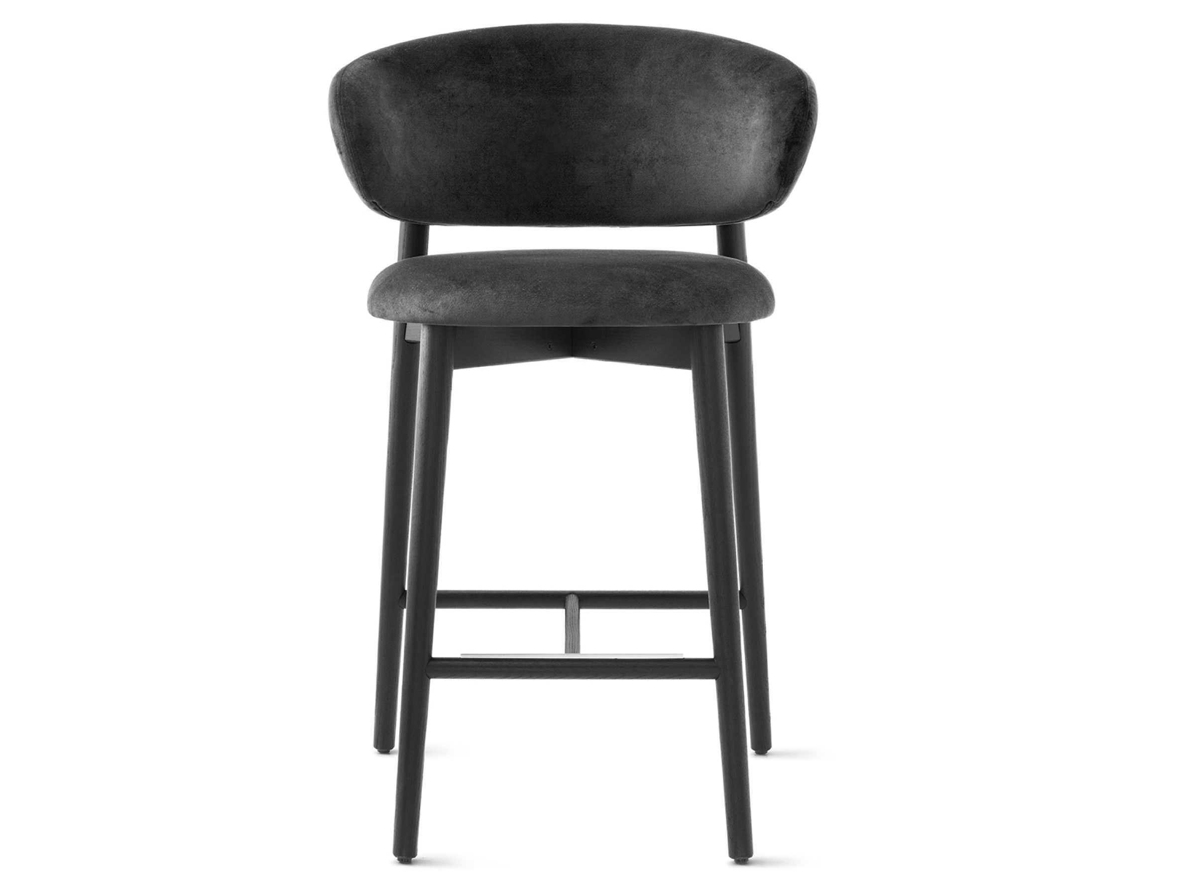 Высокий тканевый стул с подставкой для ног Calligaris Олеандр ARCH-00054512