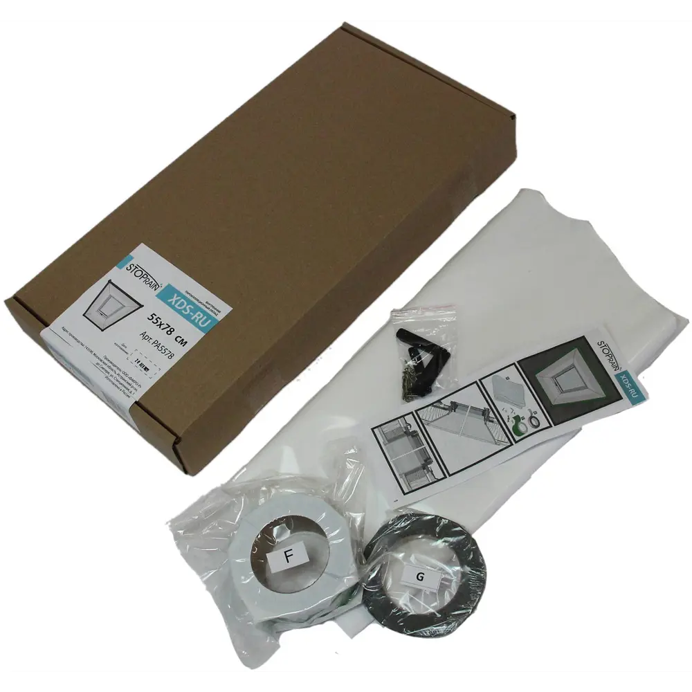 87506755 Оклад для окна пароизоляционный XDS-RU 78x140 см внутренний белый STLM-0894820 Fakro 