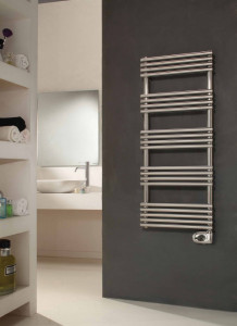 3581440402014 Cordivari Sandy Electric, полотенцесушитель электрический 1295/500, цвет полированная сталь