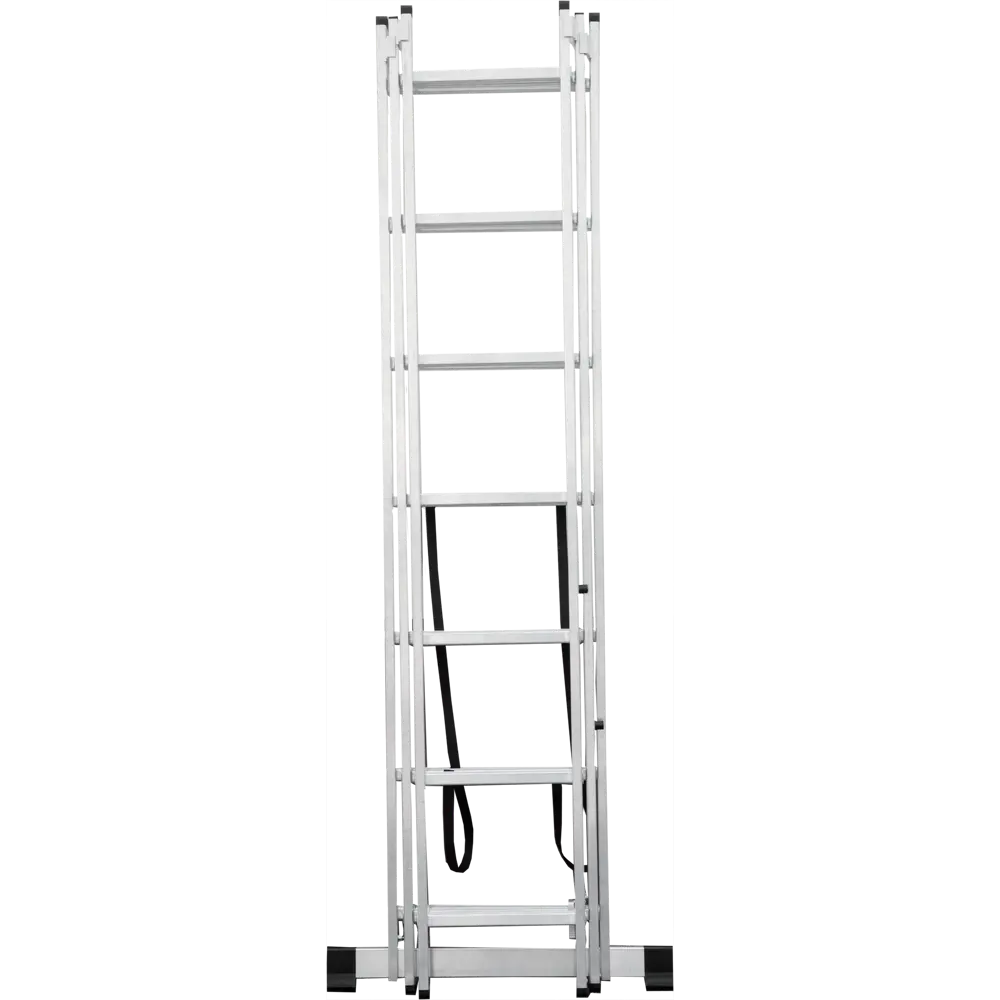 Лестница раскладная выдвижная 3-секционная Standers до 3.08 м 7 ступеней STLM-2151640 - Вид №4