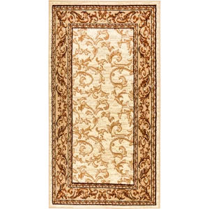 Ковер полипропилен Лагуна D533К 60x110 см цвет бежевый