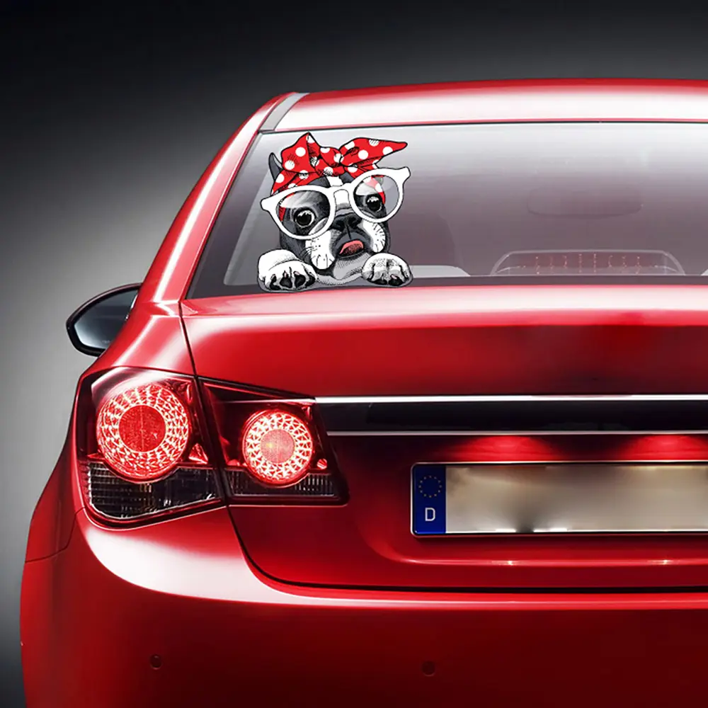 Наклейка "Собачка-путешественница" 23x36 см, 1 шт Santreyd STLM-2081032 - Вид №1