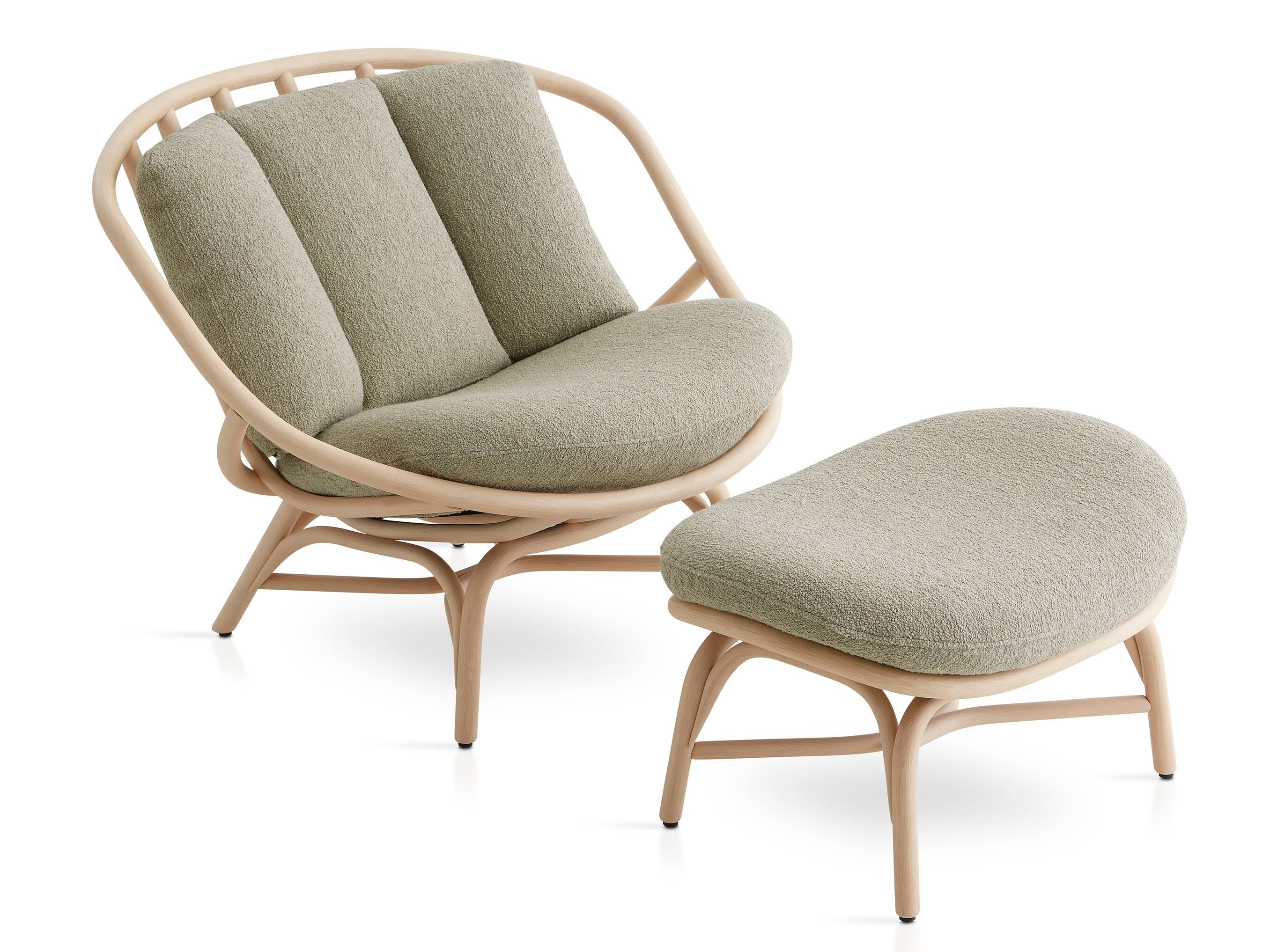 Кресло из ротанга с мягким сиденьем EXPORMIM ARMADILLO ARCH-00060100 - Вид №1