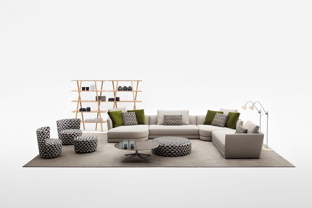 Секционный диван из ткани Verzelloni Линдон ARCH-00077707 - Вид №9