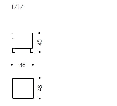 Кожаная мягкая подставка для ног Wittmann ARCH-00093959 - Вид №1