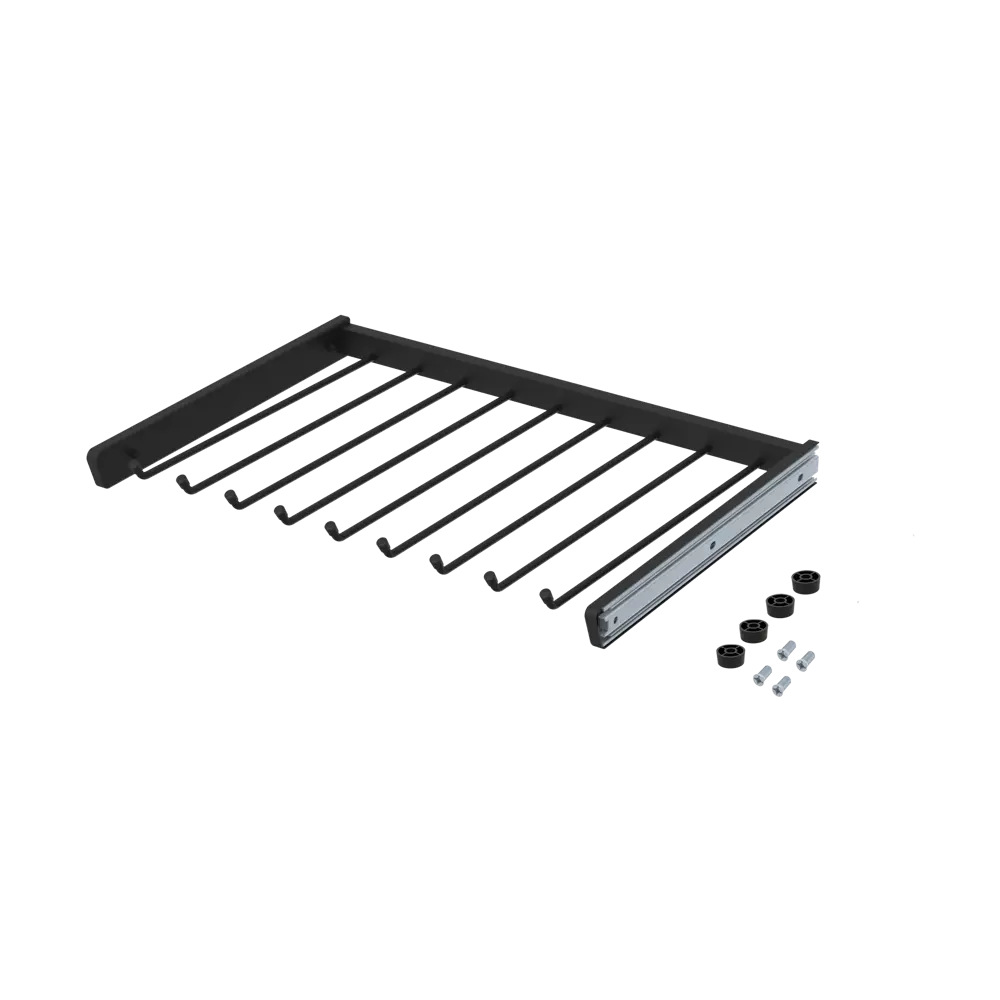 Брючница Лион 60x41.7 см KONSENSA сталь цвет черный STLM-2135670 - Вид №4