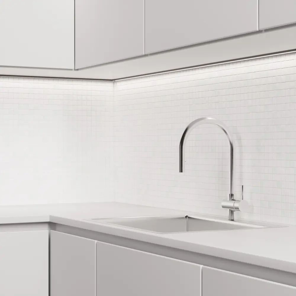 Мозаика Pietra Opalite Blanco стекломасса 31.1x4.9 см цвет белый Santreyd Мозаика Onix STLM-2167145 - Вид №6