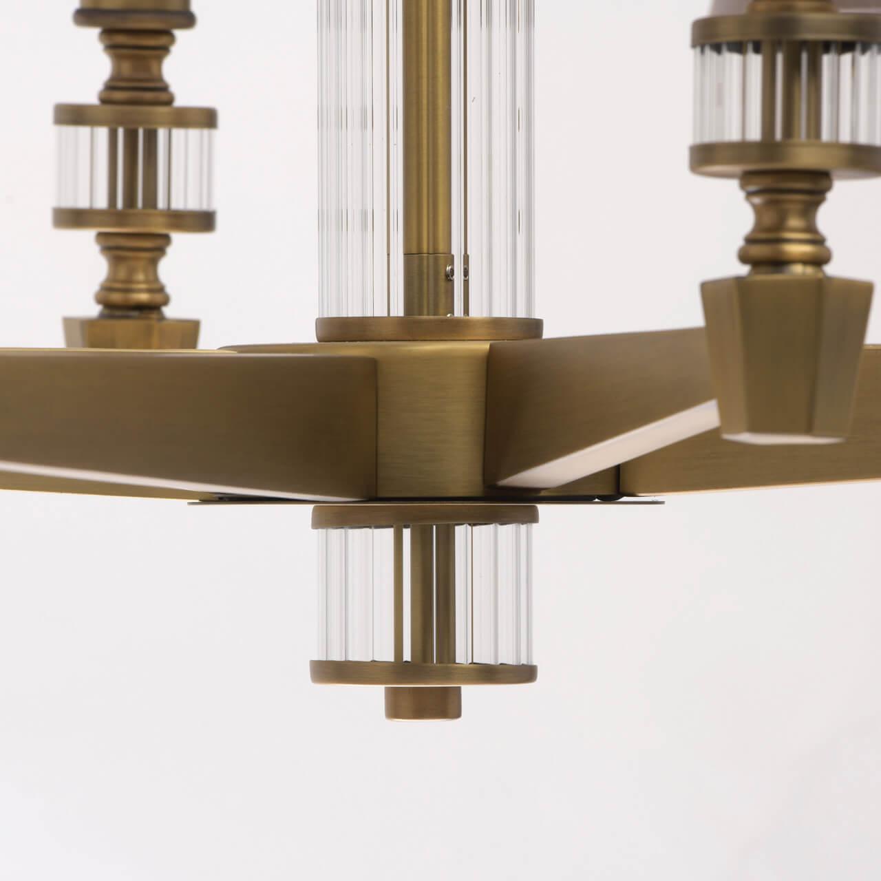 Подвесная люстра MW-Light Дэль Рей 7 700012208 MW-LIGHT ДИЗАЙНЕРСКИЕ, ДЭЛЬ РЕЙ 187730 Серый  - Вид №1