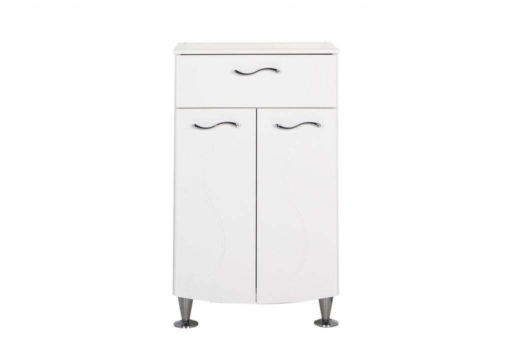 Тумба для ванной без раковины Aquanet Моника 50 белый 00186779 - Вид №2