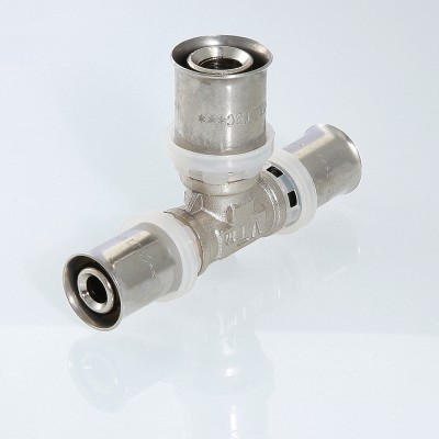 VTm.231.N.322626 Пресс-фитинг – тройник Valtec 32 х 26 х 26 мм  - Вид №3