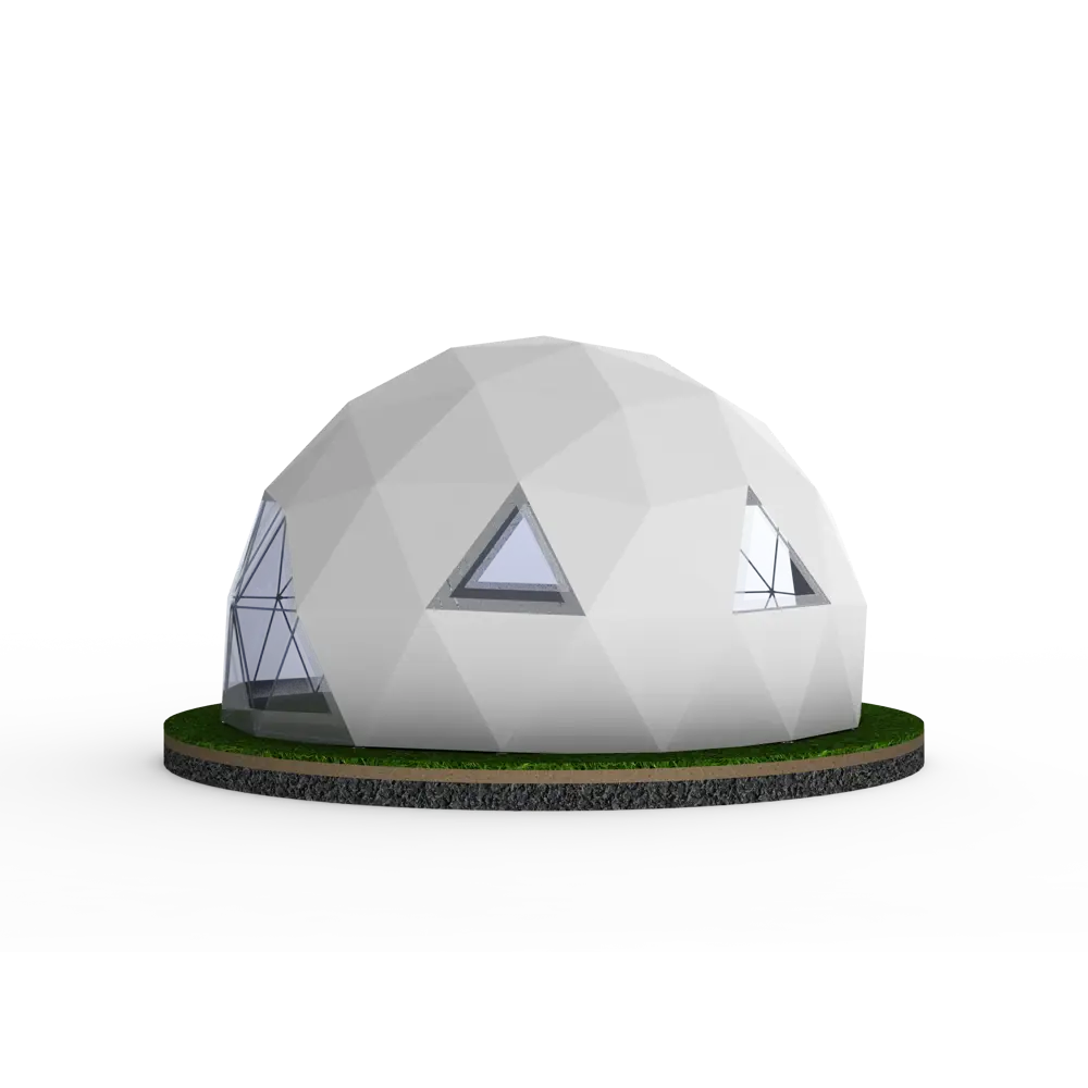 Геокупол усиленный Зима ø 6м ПВХ белый Santreyd 5 STLM-2160096