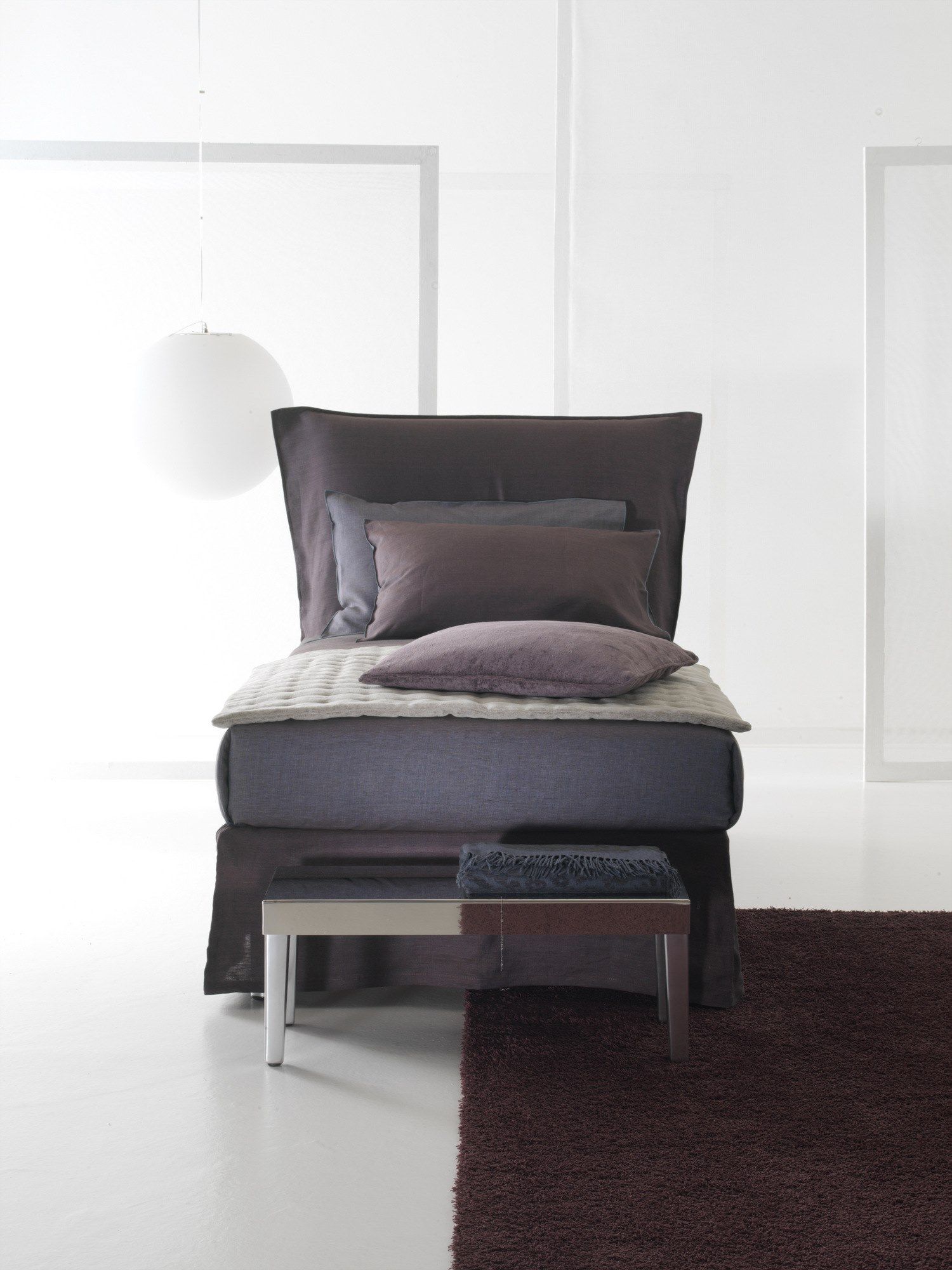 Односпальная съемная мягкая кровать Casamania & Horm Milos ARCH-00034134 - Вид №3