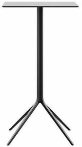 Albaplus Стол из высокой стали с квадратной столешницей из hpl Momo