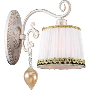 Бра с абажуром белое Carolina 1003/03/01W STILFORT CAROLINA 00-3930726 Белый