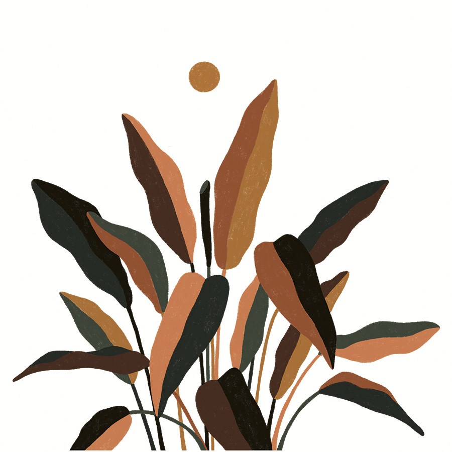 B500ARTMH2 Термос artist, maus haus peace plant, 500 мл Chilly's Bottles  - Вид №2