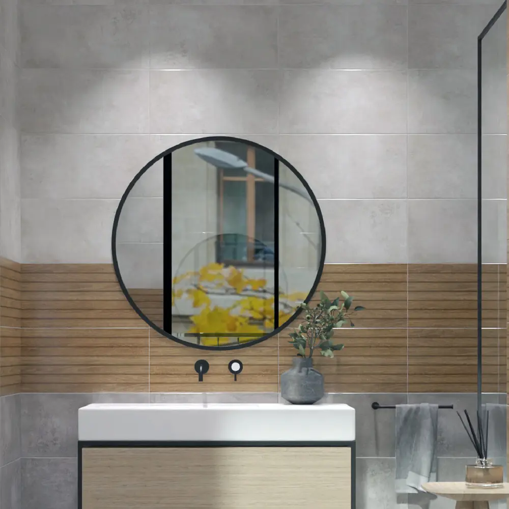 Керамическая плитка Нефрит-Керамика Эни светло-серый бетон 30х60 см 89232600