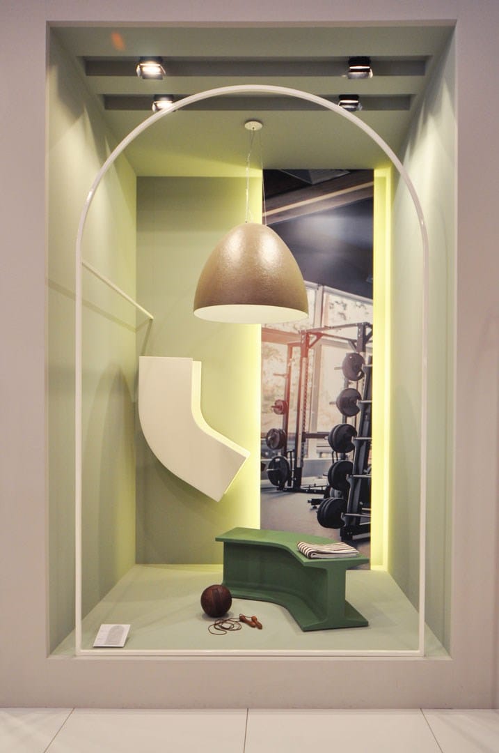 Скамейка из полиэтилена SLIDE IRON ARCH-00053956 - Вид №3