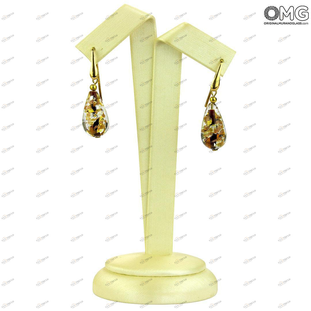 4848 ORIGINALMURANOGLASS Ожерелье с венецианскими бусинами Zattere 4 см 