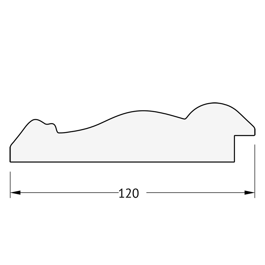 BY 4516 Зеркало с гравировкой в багетной раме - состаренное дерево с орнаментом 120 mm EVOFORM Exclusive-G - Вид №4