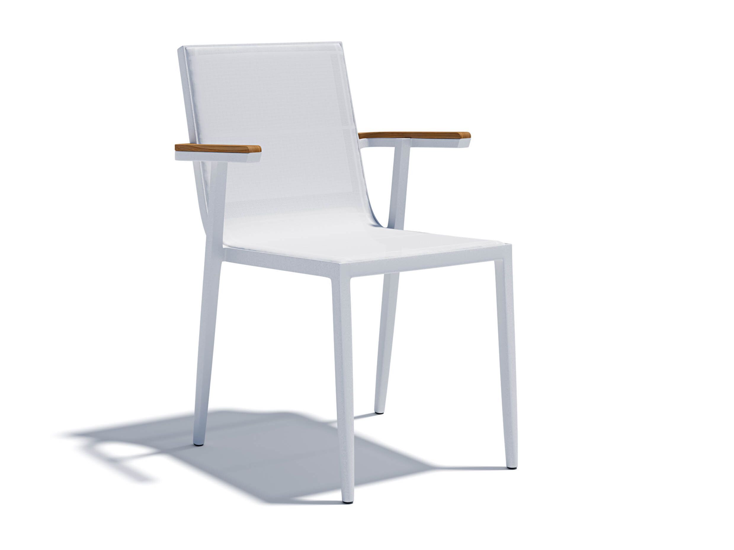 Алюминиевый штабелируемый садовый стул с подлокотниками Atmosphera ARCH-00014672 - Вид №5