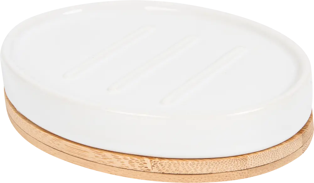 SWENSA Exo — керамическая мыльница с бамбуковым основанием 82366993