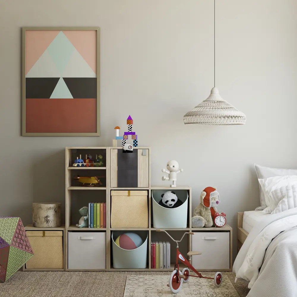 Короб Spaceo KUB L 31x31x31 см 30 л пробковый STLM-2151702 - Вид №4