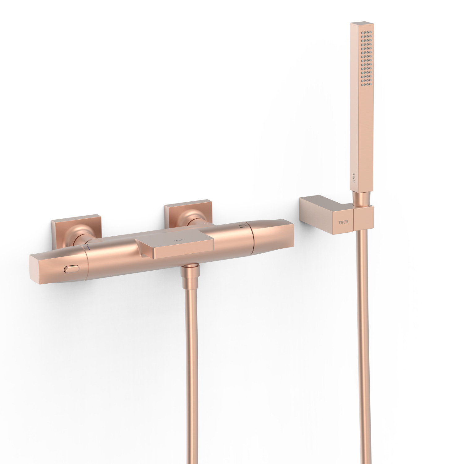 Настенный термостатический смеситель для ванны и душа-19017489OPM TRES Thermostatic